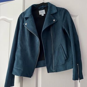 Old Navy faux suede moto jacket